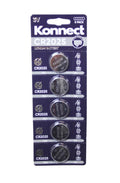 Konnect 3V Lithium Battery Long Life Remote Watch Camera Battery x 5 CR2025