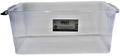 Clear Plastic Rectangle Storage Box 20 Litre 47 x 30 x 20 cm 2136