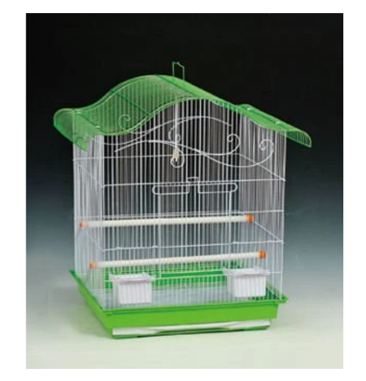 Large Metal Bird Cage 60 x 44 x 34 cm Assorted Colours 2181
