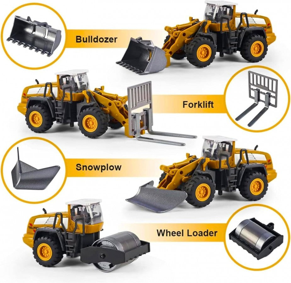 LK31-13 x8 Die-cast Costruction Vehicles