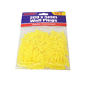 Rapide Yellow Builders Wall Plugs DIY M5 2481