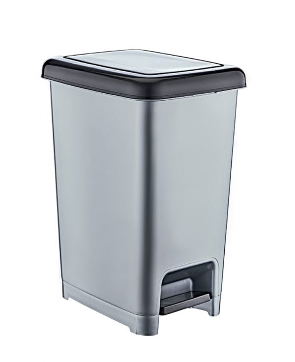 Plastic Kitchen Bathroom Slim Pedal Bin 25 Litre D01043 / PB25 A