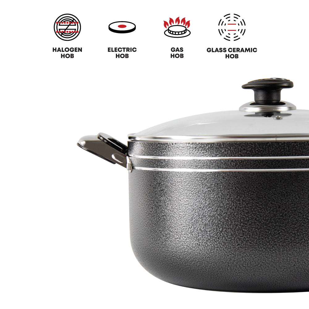 Una Non-stick Athena Stockpot Set of 5 18-20-22-24-26cm 2733