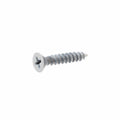 Pack Of 80 Zinc Wood Screws 6 x 5/8 Pozi Countersunk Hardened Twin Thread 0010