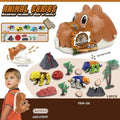 F900-D8 Dog Head Storage Backpack With 13Pcs Dogs &amp; Others