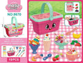 8670 Picnic Basket Set Pink