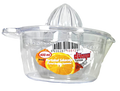 Clear Plastic Crystal Orange Lemon Juice Squeezer D10512 (Parcel Rate)