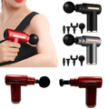 Rechargeable Massage Gun with4 Different Heads Assorted Colours 6704