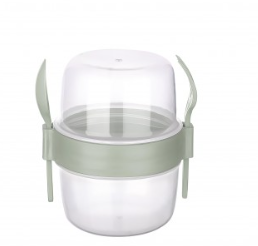 TTZ Take 'N' Go Muesli Container 800ml Assorted Colours AP9452