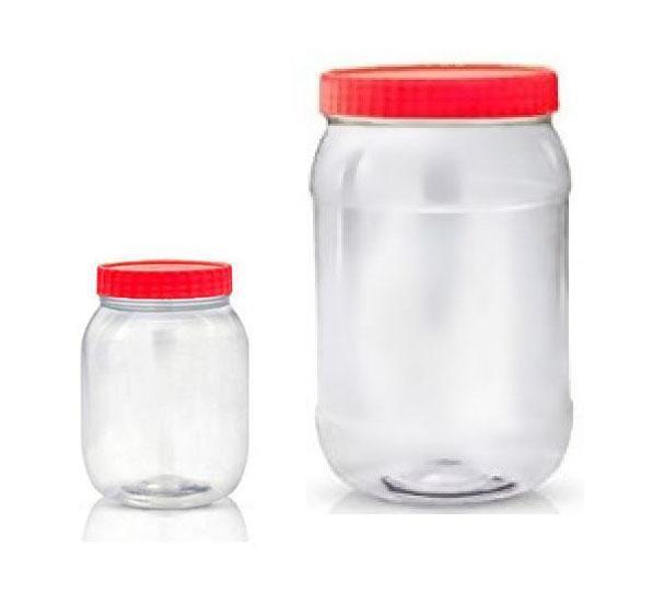 Plastic Kitchen Pet Food Storage Jar 3 Litre +0.50 Litre 3335