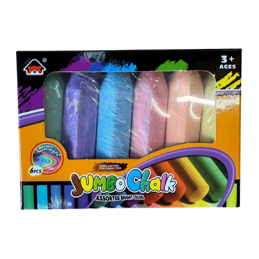 FL24112 6 Colourful Chalks