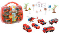 HS-02 Alloy Cars Fire Truck Suitcase