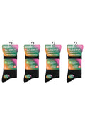 3 Pack Men Flexi Diabetic Socks Black