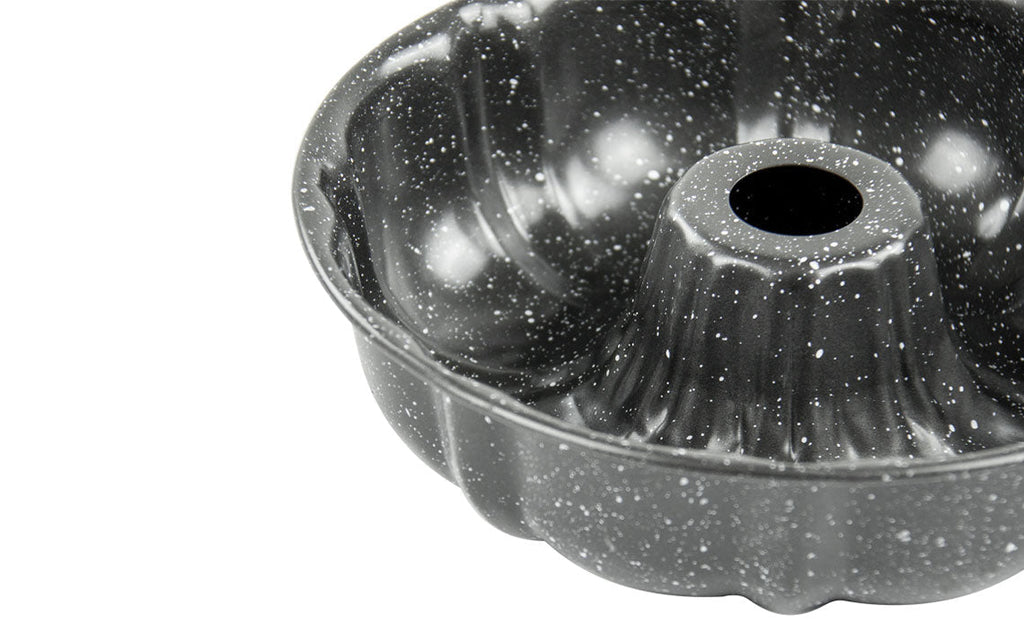 Round Ring Bundt Cake Baking Tin Mould 24 cm Speckled Grey 5408 / 9820