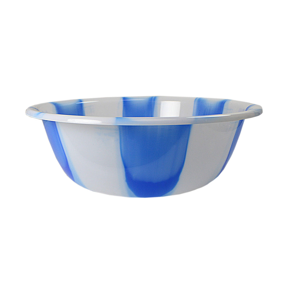 Tie Dye Print Plastic Kitchen Bowl Small 28 cm Assorted Colours 3064