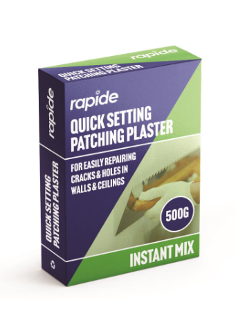 Rapide Patching Plaster Instant Mix Quick Setting Lasting Repairs 500g 3129 A