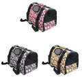 Pet Dog Cat Foldable Carry Case with Handle and Printed Design 47 x 30cm Assorted Designs 0080