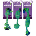 Pet Dog Rope Toy Green Blue Assorted Designs 317655
