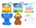 Dog Vinyl Squeaky Toys 3 Assorted Designs Sheep Elephant Monkey 318822