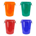 Plastic Eco Storage Drum Bin Bucket with 2 Side Handles 70L Assorted Colours 3198/Eco7000