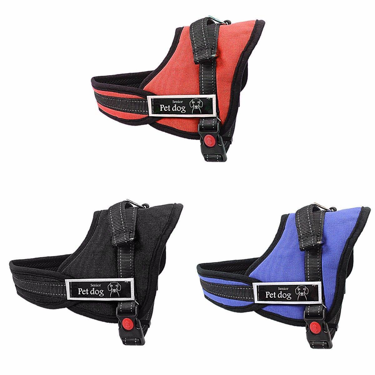 Pet Dog Adjustable Harness Assorted Sizes and Colours 3035