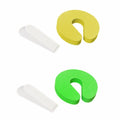 Foam and Plastic Door Stopper Set of 2 Assorted Colours 2167
