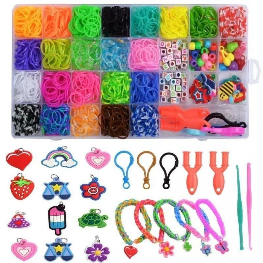 BSD41 Colored Rubber Loom Band Accessory Kit