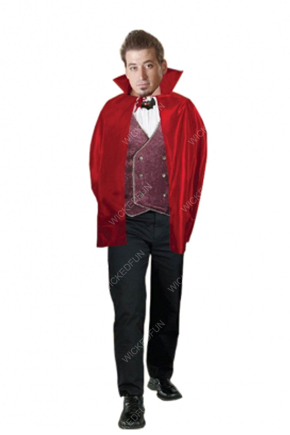 Wickedfun Red Halloween Cape (34 Inches)