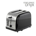 SQ Professional Gems Legacy 2 Slice Toaster 900W Onyx 3433 A