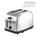 SQ Professional Gems Legacy 2 Slice Toaster 900W Quartz 3434 A