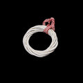 Large Straw Wooden Circle Shaped Hanging Garland Home Decor 28cm 3549