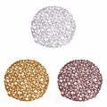 Round Table Dining Place Mat 37 cm Assorted Colours 2156