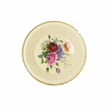 Plastic Kitchen Plate Rattan Style Floral Print 25cm Kitchen Home 4891