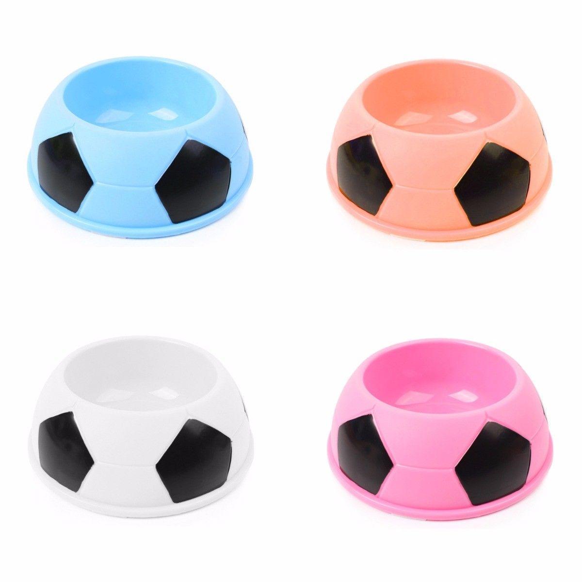 Pet Dog Feeding Bowl Football Design 15 x 9 cm Assorted Colours 4201