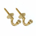 Gold / Brassed Coloured Curtain Tiebacks Pack Of 2  0222
