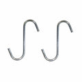Value Pack 'S' Hooks 100mm Zinc Plated Pack of 2 Kitchen 0976