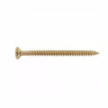 4.0 x 60 Pozi Countersunk Hardened Chipboard Wood Screws Yellow Plated 0300
