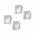Value Pack Small Square Self Adhesive Hooks Pack of 4 9709