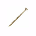 6.0 x 100 Pozi Countersunk Hardened Chipboard Wood Screws Yellow 0386