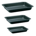 SQ Professional Oven Roasting Baking Tray Set of 3 Assorted Sizes P99179 / 3162