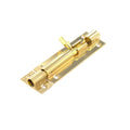 3'' Straight Door Bolt Brass Effect Home Diy 5248