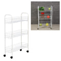 Metal 3 Tier Fruit And Vegetable Kitchen Storage Rack 32 x 62 cm 0291