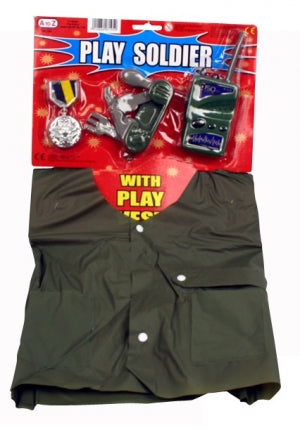 4 Pcs Lets Play Soldier Kit