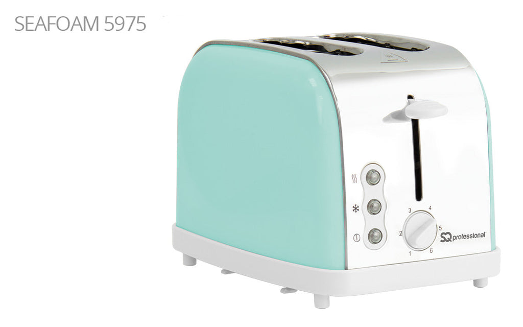 SQ Professional Dainty 2 Slice Toaster 900W Seafoam 5975