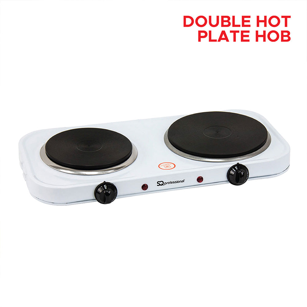 SQ Professional Blitz Electric Double Hot Plate Hob 2500W 4010