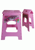 Saral Plastic Folding Stool No.3 Assorted Colours 4015/S2015