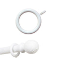 6 x Curtain Pole Rings 56mm (28mm Poles) Pack of 6 White 0688 / 6883