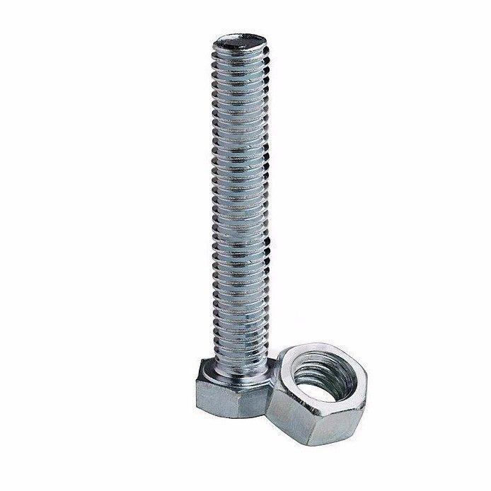 M6 x 50 Hex Bolts and Nuts Zinc Plating 5 in Pack 0328 / 3288