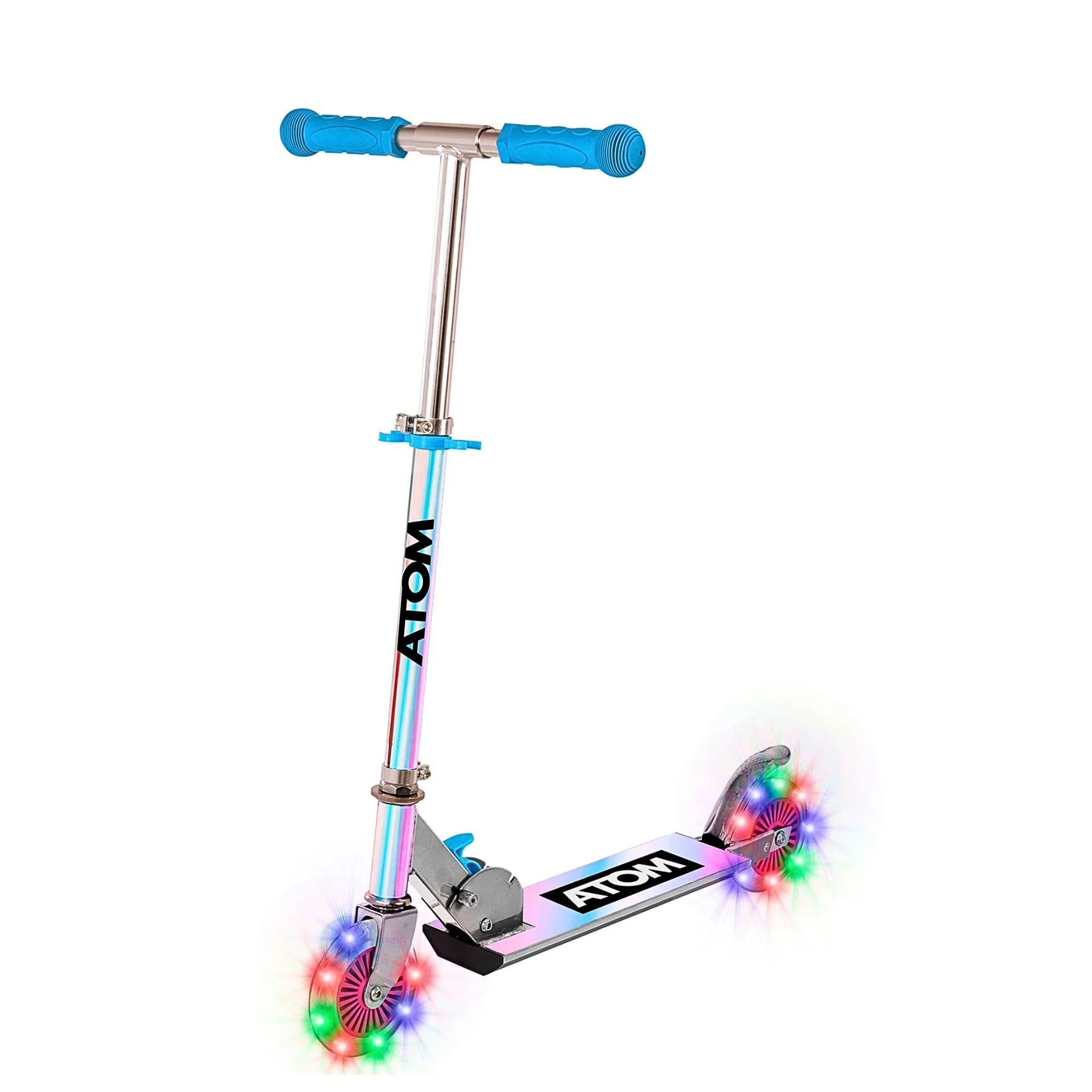 1670098.X EVO Teen ATOM Light Up Inline Scooter - Hologram