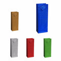 Assorted Colour Holographic Party Birthday Wine Bottle Gift Bags 12.5 x 35 cm 2813